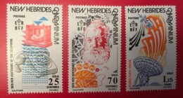 NEW HEBRIDES - MH*  - 1976 - # 205/207 - Unused Stamps