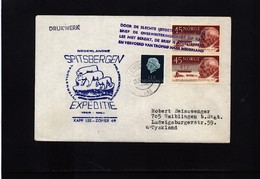 Norway 1969 Spitzbergen / Svalbard Isfjord Radio Netherlands Expedition Interesting Cover - Expéditions Arctiques