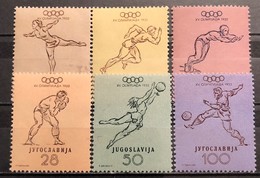 Yugoslavia, 1952, Mi: 698/03 (MNH) - Summer 1952: Helsinki
