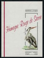 Rare // Etiquette De Vin // Plume//  Humagne Rouge De Sierre, Oiseau - Federn