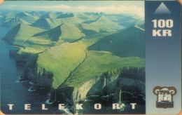 Faroe Isl. - FO-FOT-0003, Ambadalur, Landscapes, 100 Kr, 10,000ex, 3/93, Used - Isole Faroe