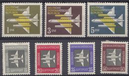 GERMANIA DDR - 1957 - Serie Completa Nuova MH; Posta Aerea Yvert 1/7; 7 Valori. - Airmail