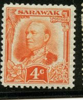 Sarawak 1932 4c Sir Charles Brooke Issue #97   MH - Sarawak (...-1963)