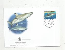 Premier Jour D'émission ,FDC , WWF , COCOS KEELING ISLANDS , AUSTRALIA , Blacktip Reef Shark, 21 June 2005 - Kokosinseln (Keeling Islands)