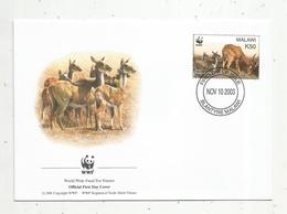 Premier Jour D'émission ,FDC , WWF , MALAWI , BLANTYRE MALAWI ,puku, 10 Nov 2003 - Malawi (1964-...)