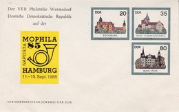 DDR,  U2** Mit Zudruck "Mophila 85" (109f) - Enveloppes - Neuves