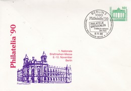 DDR,  U "Philatelie 90, Gest. (133) - Briefomslagen - Gebruikt
