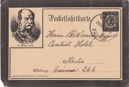 PACKETFAHRTKARTE - Mourning Letter 9 März 1888 Of Wilhelm I The First German Emperor - Private & Local Mails