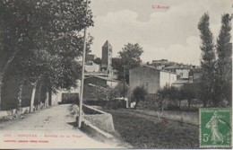 11 CONQUES  Entrée De La Ville - Conques Sur Orbiel