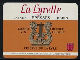 Rare // Etiquette De Vin // Musique //  Epesses, La Lyrette - Musique