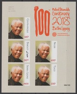 IMPERF ND Djibouti Central Africa Togo Sierra Leone Niger 2018 PAN African Postal Union Nelson Mandela Madiba 100 Years - Togo (1960-...)