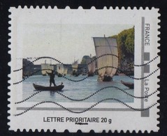 Timbre Personnalise Oblitere - Lettre Prioritaire 20g - Bateaux - Usati