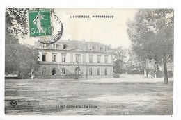 SAINT GERMAIN LEMBRON  (cpa 63)  L'Hôtel De Ville    -  L 1 - Saint Germain Lembron