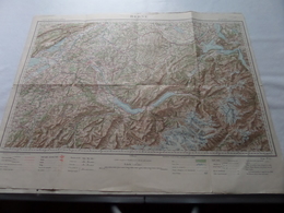BERNE ( Flle N° 42 Bis ) Schaal / Echelle / Scale 1/200.000 ( Voir / Zie Photo) - Cartes Géographiques