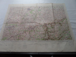 MAUBEUGE - BRUXELLES ( Flle N° 5 - Type 1912 ) Schaal / Echelle / Scale 1/200.000 ( Voir / Zie Photo) - Geographical Maps