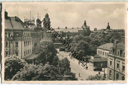 Plauen - Tunnel - Rathaus - Foto-Ansichtskarte - Verlag Franz Landgraf Zwickau - Plauen