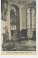 MARSEILLE - EXPOSITION INTERNATIONALE D'ELECTRICITE 1908 - Maison Moderne - Intérieur (Pub BLANCS FRERES Meubles, Sièges - Electrical Trade Shows And Other