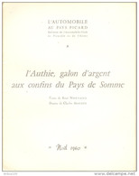 NOËL 1960 L'AUTOMOBILE AU PAYS PICARD L'AUTHIE GALON D'ARGENT AUX CONFINS DU PAYS DE SOMME - LIRE DESCRIPTIF - 2 Scans - - Picardie - Nord-Pas-de-Calais
