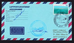 AAT, CASEY, 1990, " M.V ICEBIRD" Visit, Signature Captain "Brune"1 Cachet !! Look Scan !! 17.11-37 - Lettres & Documents