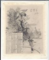 HENRI BOUTET  Illustration Pour " Eté 1882 " - Lithografieën