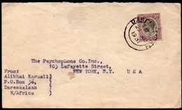 British Tanganyka To USA Cover 1931 - Tanganyika (...-1932)