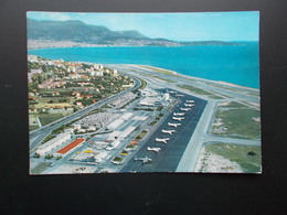 NICE L'Aéroport  Années 70 - Transport Aérien - Aéroport