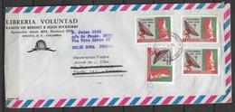 USED AIR MAIL COVER COLOMBIA TO ITALY - Colombia