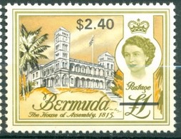Bermuda - 1969 -Yt 242 - Série Courante Surchargé - * Charnière - Bermudes