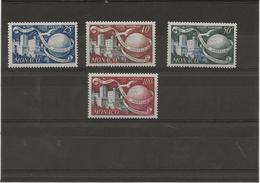 MONACO - POSTE AERIENNE N° 45 A 48 NEUF SANS CHARNIERE  - ANNEE 1949-50 - COTE : 16,70 € - Unused Stamps
