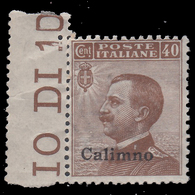 Italia - Isole Egeo: Calino - 40 C. Bruno - 1912 - Egée (Calino)