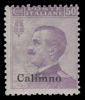 Italia - Isole Egeo: Calino - 50 C. Violetto (85) - 1912 - Egée (Calino)