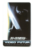 Carte VIDEO FUTUR - N°156 - Film De Cinéma X-Men - Marvel - Abonnement