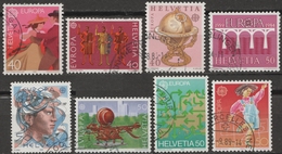 Switzerland - 1980 LOT - EUROPA CEPT Dance Ancient Rome Globe Bridge Map Children - Collections