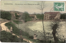 Delcampe - CPA Morestel Un Paysage Vers L'Etang De Roche 38 Isère - Morestel
