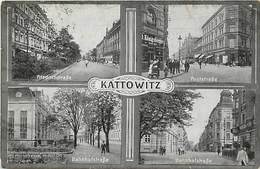Pays Div -ref P247- Pologne - Poland - Kattowitz - Carte Bon Etat - - Polonia