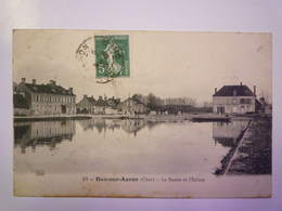 DUN-sur-AURON  (Cher)  :  Le Bassin Et L'Ecluse   1909   XXX - Dun-sur-Auron
