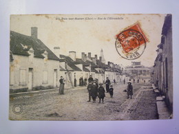 DUN-sur-AURON  (Cher)  :  Rue De L'Hirondelle   1909   XXX - Dun-sur-Auron