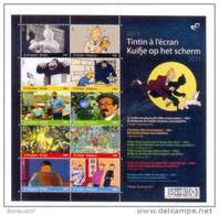 OCB Nr 4165/74  Kuifje Op Het Scherm - Tintin à L'écran - Tim - Hergé Cinema Strip BD Comic MNH - Unused Stamps