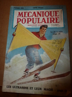 1953 MÉCANIQUE POPULAIRE:Magie Et Ultrasons;Tours De Cartes;Rayons Atomiques;Comment Faire Un Xilophon ; Etc - Autres & Non Classés