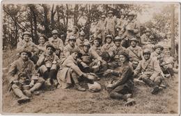 Carte Photo Militaria Soldats 14 ème BCA Chasseurs Alpins 1924 à La Soupe - Régiments