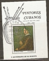 Cuba  1978  SG  2500  Amelia Sel Casal  Artist Miniature Sheet  Fine Used - Colecciones & Series