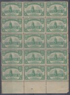 1929-102 CUBA REPUBLICA. 1929. Ed.234. 1c CAPITOLIO NACIONAL. BLOCK 15. GOMA ORIGINAL, MANCHAS. - Ungebraucht