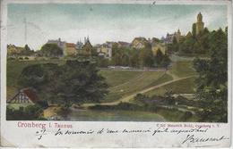 Cronberg I. Taunus  (Reliëf).  -   Konigstein  1905  Naar  Anvers - Kronberg