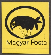 Seal Stamp HUNGARIAN POST - Self Adhesive Vignette Label Cinderella CLOSE - NOT USED - Hungary 1980's - RAVEN Bird - Automatenmarken [ATM]