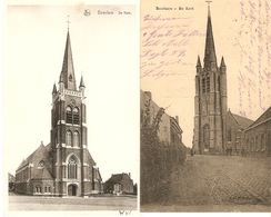 Beselare / Becelaere : Kerk --- 2 Kaarten - Zonnebeke