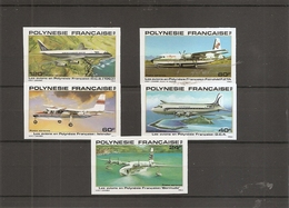 Polynésie - Avions ( PA 148/152 Non Dentelés XXX -MNH) - Non Dentelés, épreuves & Variétés