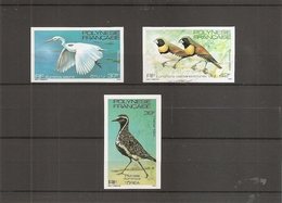 Polynésie - Oiseaux  ( 189/191 Non Dentelés XXX -MNH) - Non Dentellati, Prove E Varietà