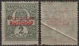 1919 HUNGARY Hongrie Romania FRANCE - Occupation Francaise / EXPRESS 2 Fill. - Overprint ARAD - MH - Altri & Non Classificati