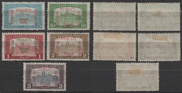 1919 France Occupation Local SZEGED - Hungary - Parliament Overprint - MH LOT - Unused Stamps