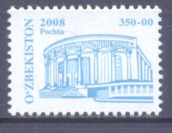 2008. Uzbekistan, Definitive, Architecture, Theatre, 350-00, 1v,  Mint/** - Uzbekistan